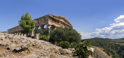 Segesta temple in South Italy