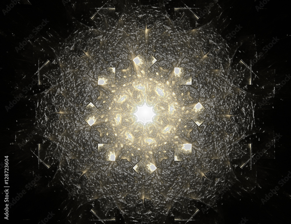 Poster geometry of space series. visually attractive backdrop made of c