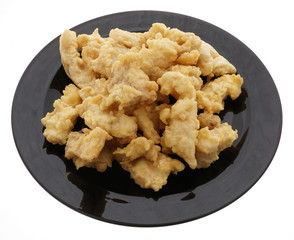 Chinese food. Dry fish