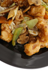 Chinese food. Fish with vegetables
