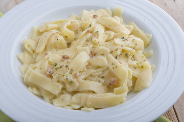 Tagliatelle of Carbonara