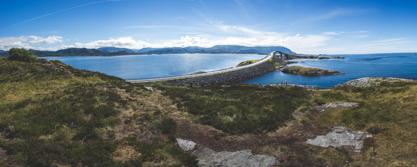 Panorama Atlantikstraße und Storseisund-Brücke
