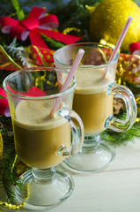 hot drink on holiday eve