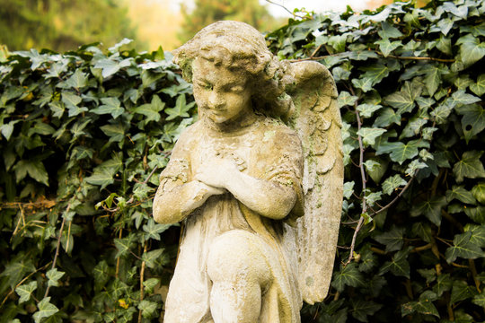Angel old statue