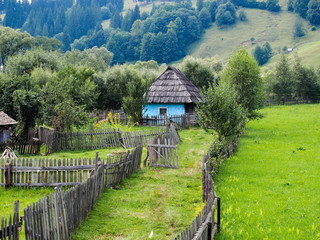 Old countryside house in Bucovina, Romania