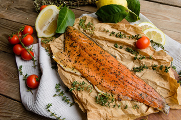 Trota salmonata affumicata