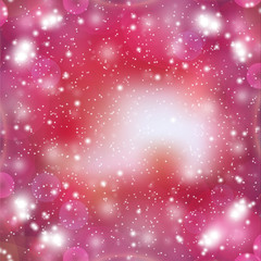Abstract square blurred red  festival background with sparkles