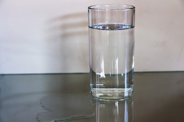 Drink a glass of water for quenching thirst.