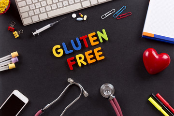 Health Concept: GLUTEN FREE