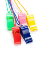 Toy Whistle Multi Colored