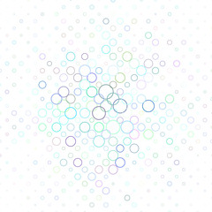 Multicolor abstract circle pattern background