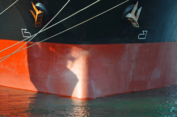 Bulk carrier ship bow
