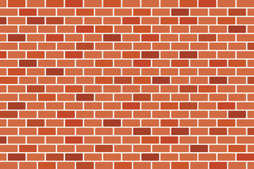 Abstract Background of Brown brick wall - Vector design