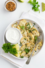roasted cauliflowe