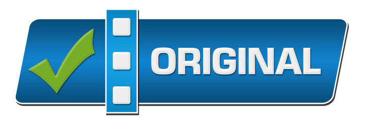 Original Blue Squares Separator 