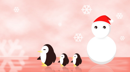 Snowman and Penguin