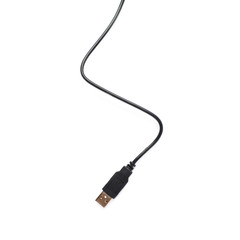 USB cable isolated over white background