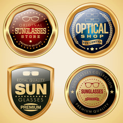 Sunglasses and Eyeglasses badges