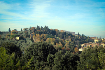 Fototapeta na wymiar City of Florence landscapes, Italy