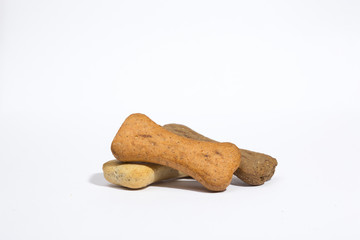 Dog biscuits. Treats are used for training.