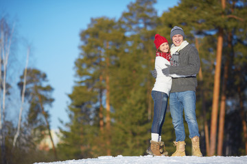 Fototapeta premium Young husband and wife