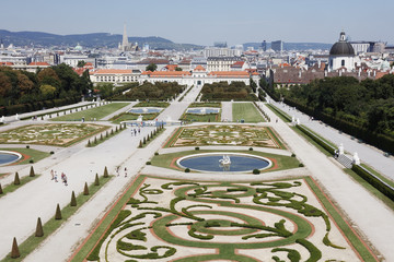 Gardens of the Belvedere Palace