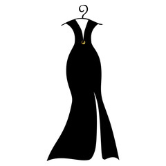 Black dress for party