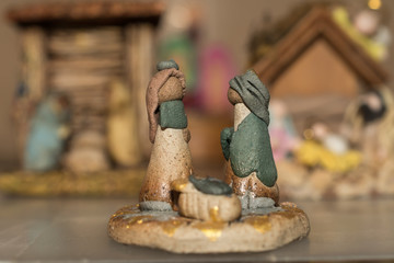 El nacimiento para la fiestas navideñas y para buscar paz.