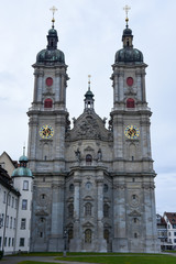 Fototapeta na wymiar Abbey of St. Gallen on Switzerland