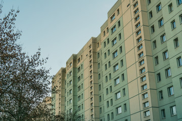 modern apartment building in east berlin