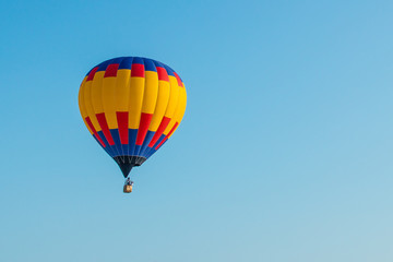 the balloon on the blue sky background