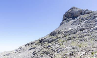 mountain peak in french pyrenees