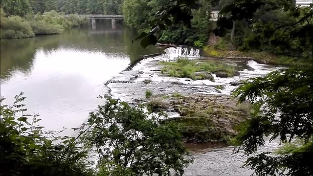 Wasserfall - 
Wasserfall der Sieg bei Schladern/Deutschland 
