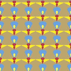 flower abstract seamless pattern 04-11