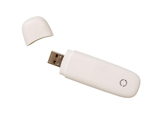 White 3g usb modem