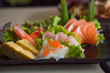 Japan sashimi set