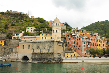 Fototapeta na wymiar Puerto de Vernazza, Cinque Terre, Italy