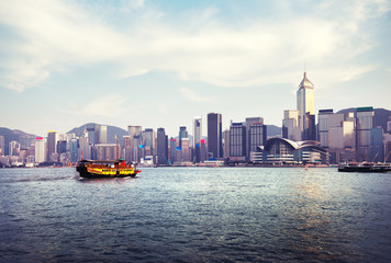 Obraz premium Hong Kong harbour