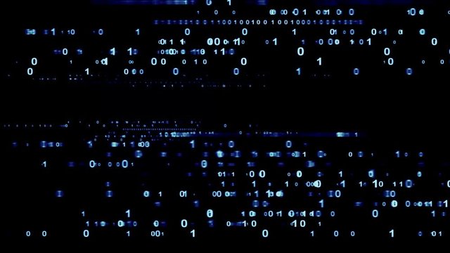 numbers data coding and hacking abstract animation