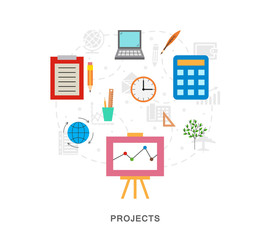 Fototapeta premium Business project