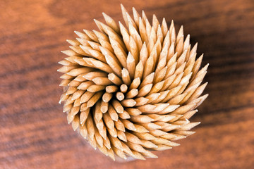Naklejka na ściany i meble Toothpicks spiral