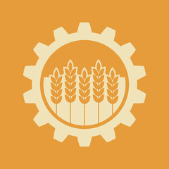 Industrial and agricultural icon