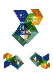 Paper infographic elements