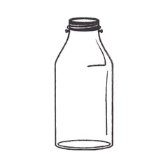 Mason jar icon. Retro vintage decoration and canning theme. Isolated design. Vector illustration