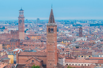 Naklejka premium Verona. Aerial view of the city.