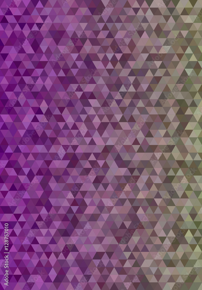 Poster abstract triangle tile mosaic background design