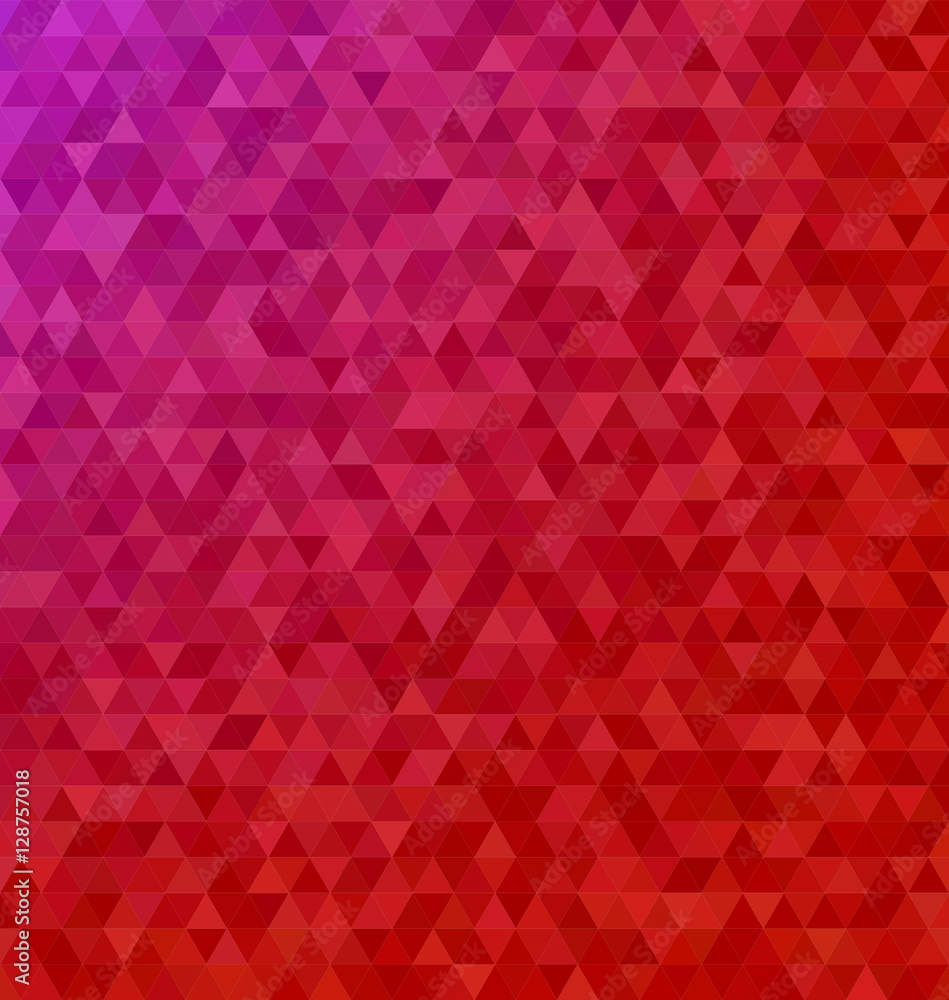 Poster abstract triangle tile mosaic background design