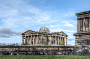 Calton Hill monument and observatory