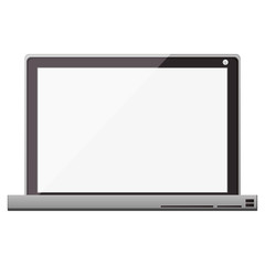 Laptop icon. Device gadget technology and electronic theme. Isolated design. Vector illustration