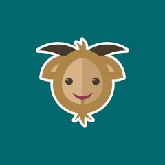 Simple Goat Icon